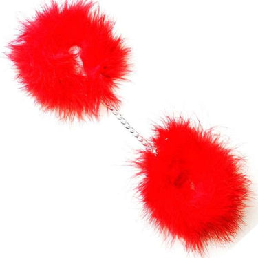 Manette Rosa in Alluminio con Marabù – Fantasie Eccitanti e Seduzione